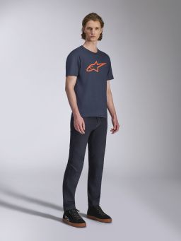 Triko AGELESS 2.0 CSF, ALPINESTARS (modrá/oranžová)