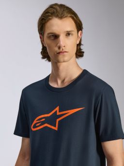 Triko AGELESS 2.0 CSF, ALPINESTARS (modrá/oranžová)
