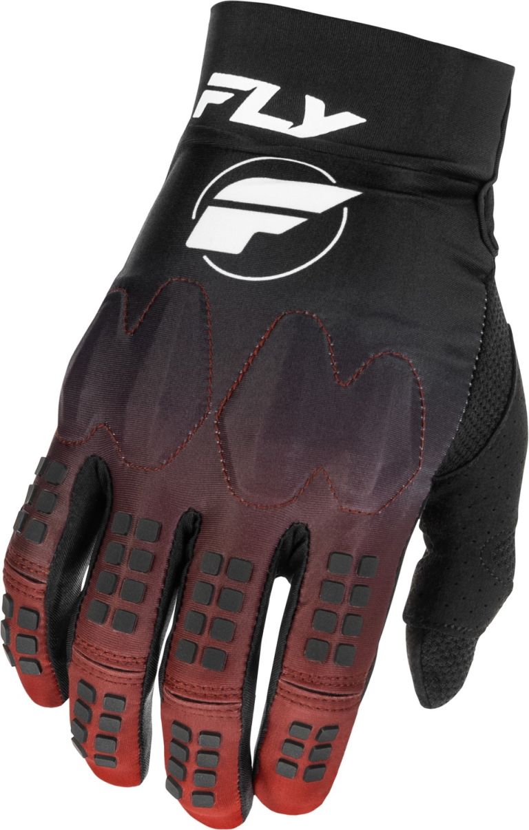 Rukavice EVOLUTION DST, FLY RACING - USA 2026 (červená/černá/šedá)