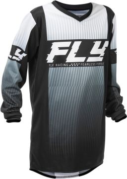 Dres F-16, FLY RACING - USA 2026 detské (černá/bílá)