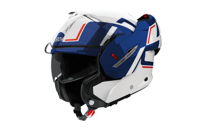 Prilba MATHISSE 2 Genius, AIROH (modro-červená lesklá) 2026