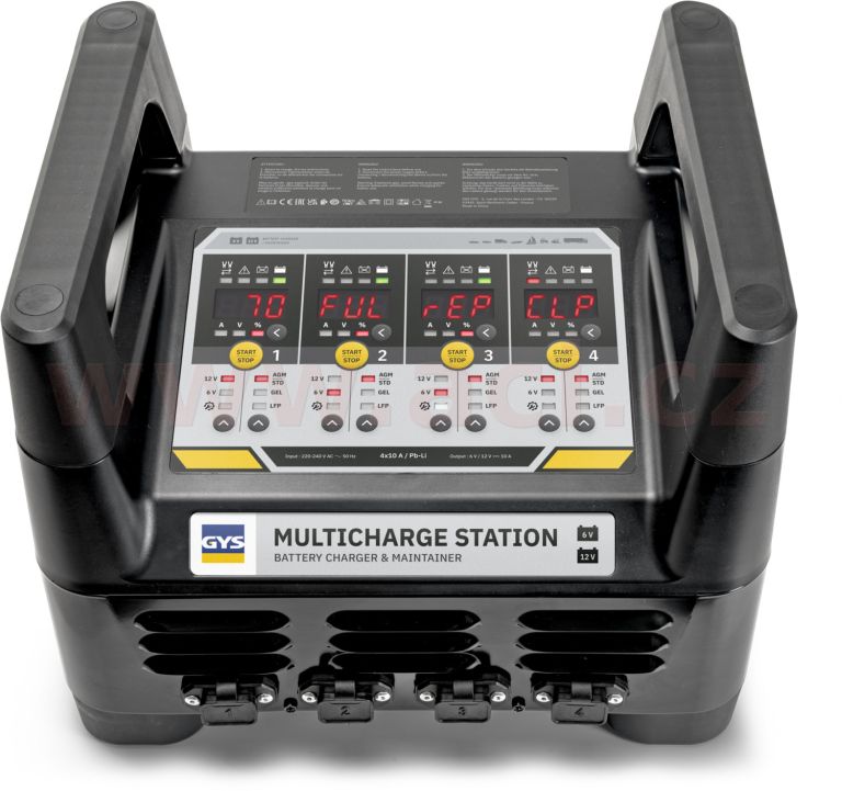 Nabíječka GYS MULTICHARGE, 4x 10 A
