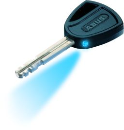 Zámok na kotúčovou brzdu 68 GRANIT Victory Xplus (priemer čapu 14 mm, žltý fluo), ABUS