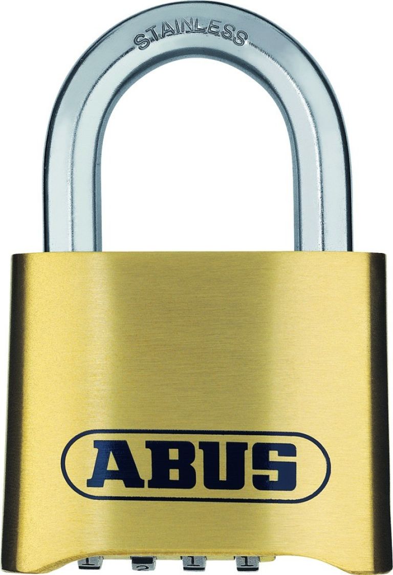 Nerezavějící visiace zámok na kód Nautilus 180IB/50 Marine (priemer oka 8 mm), ABUS