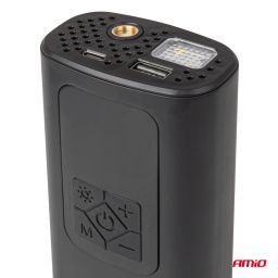 Akumulátorový kompresor 3v1, kompresor, powerbanka, LED