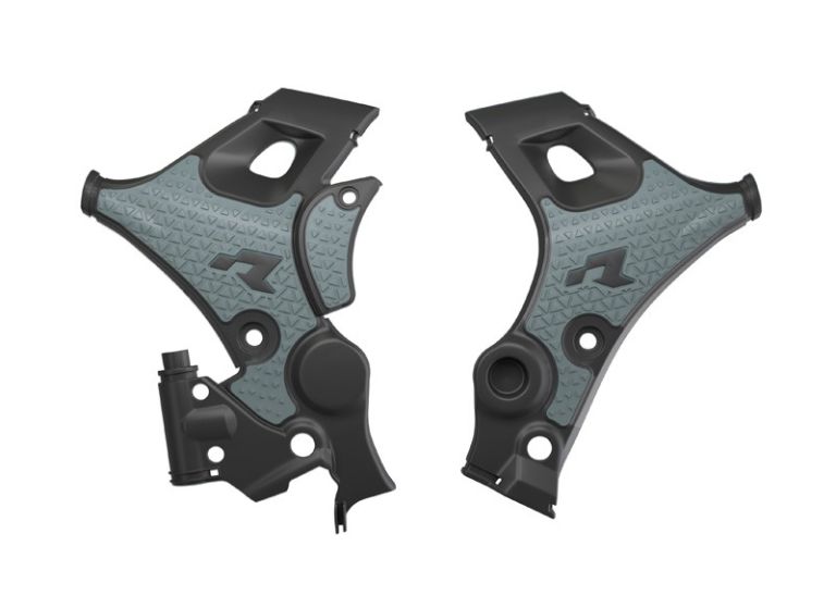 Protektory rámu HONDA TRANSALP, RTECH (čierna-šedá)