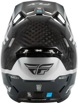 Prilba FORMULA S CARBON BYTE, FLY RACING - USA (/carbon/šedá/stříbrná)