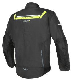 Bunda Bullet II, AYRTON (černá/žlutá fluo/šedá) 2026