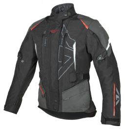 Bunda Teressa II, AYRTON, dámska (černá/šedá/červená fluo) 2026