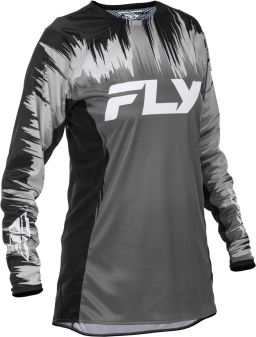 Dres LITE, FLY RACING - USA 2026 dámske (černá/šedá/bílá)