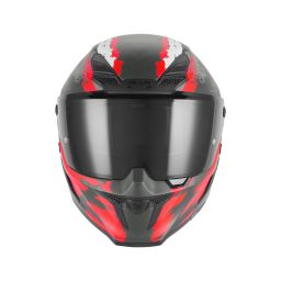 Prilba GOLIATH CUT´D, NOX EXKLUSIV (čierna matná, červená) 2026