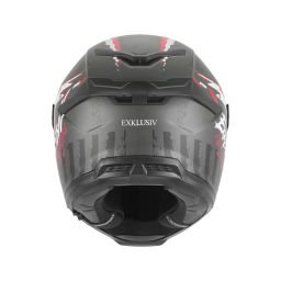 Prilba GOLIATH CUT´D, NOX EXKLUSIV (čierna matná, červená) 2026