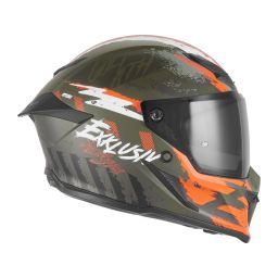 Prilba GOLIATH CUT´D, NOX EXKLUSIV (khaki matná, oranžová) 2026