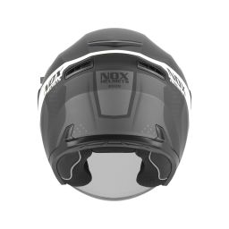 Prilba N130 EKTO, NOX (čierna matná, biela) 2026