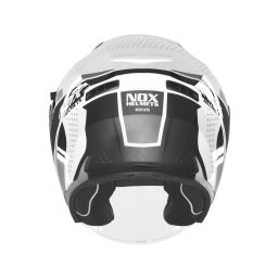 Prilba N130 EKTO, NOX (biela, čierna) 2026