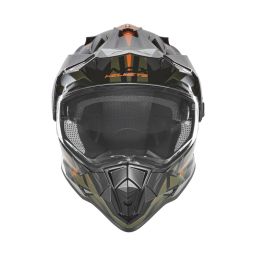 Prilba N312 TRACK, NOX (khaki, oranžová) 2026