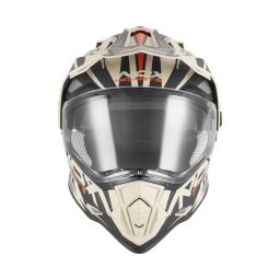 Prilba N312 TRACK, NOX (piesková matná, oranžová) 2026