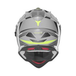 Prilba N312 TRACK, NOX (šedá, žltá fluo) 2026