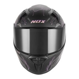 Prilba N731 SPRING, NOX, detská (čierna matná, ružová) 2026