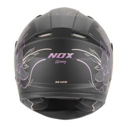 Prilba N731 SPRING, NOX, detská (čierna matná, ružová) 2026