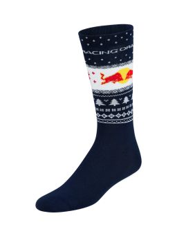 Ponožky Red Bull Ring - vánoční edícia (modré, UNI veľkosť)