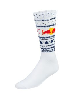 Ponožky Red Bull Ring - vánoční edícia (biele, UNI veľkosť)
