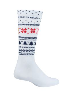 Ponožky Red Bull Ring - vánoční edícia (biele, UNI veľkosť)