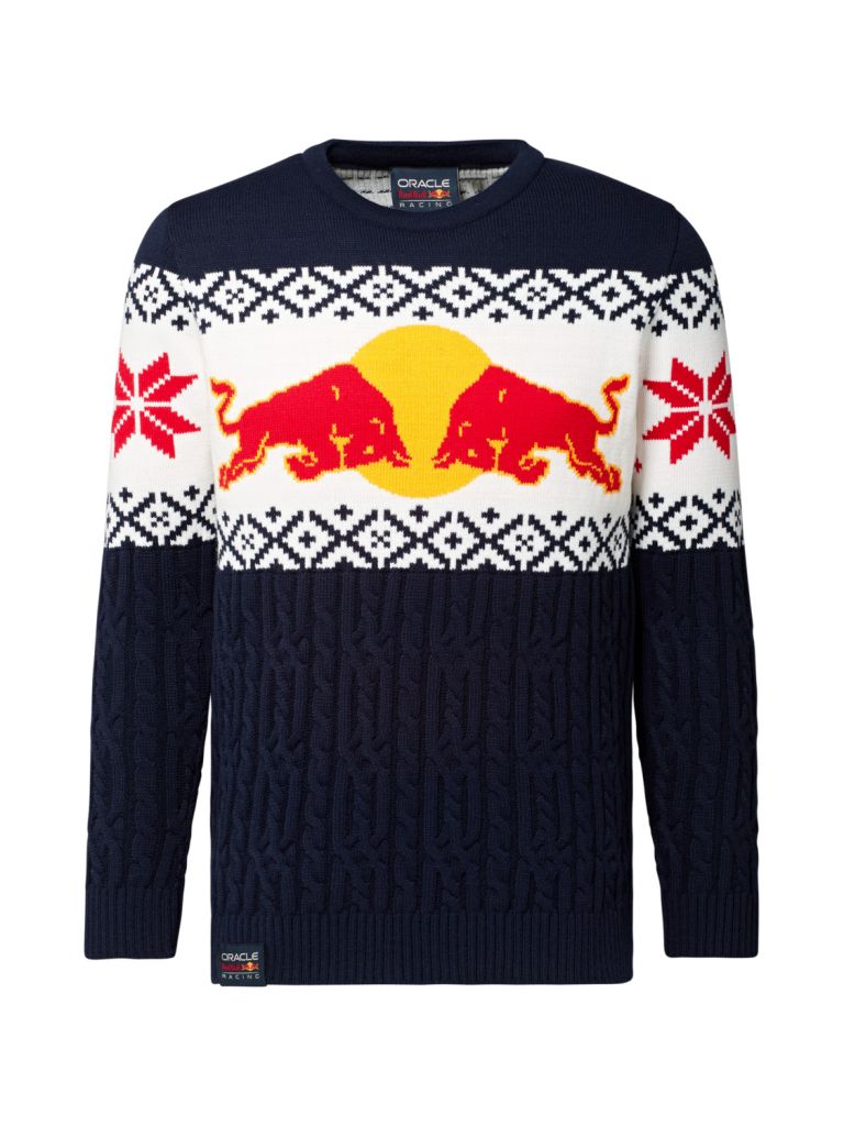 Sveter - vánoční edícia, RED BULL RING (modrá,červená)