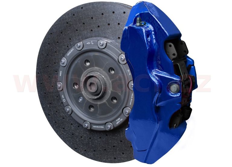 FOLIATEC dvousložková barva na brzdy, barva modrá (Performance blue metallic) sada k aplikaci