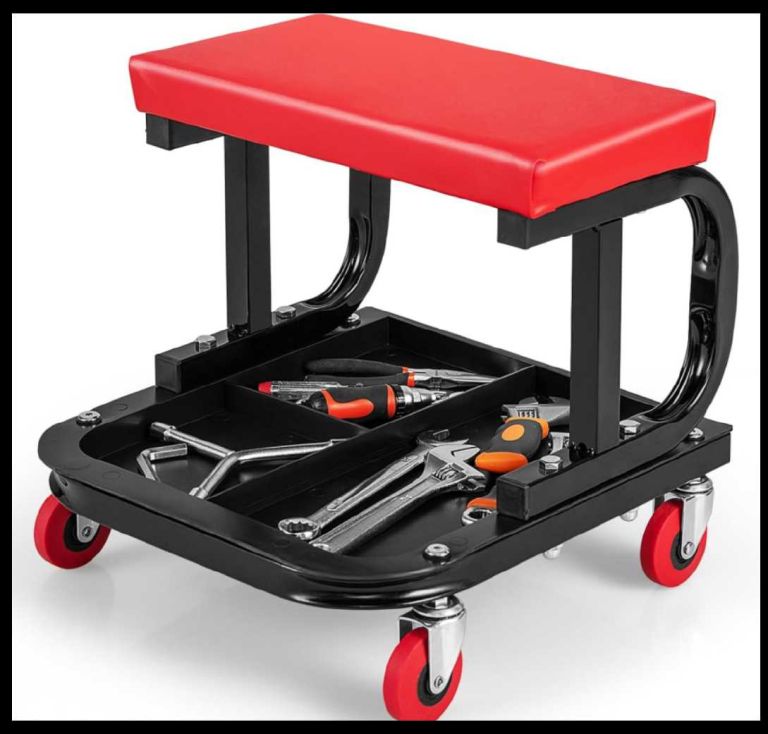 Dílenské sedátko s odkládacím prostorem