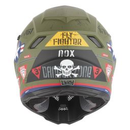 Prilba N761 FLY FIGHTER, NOX, detská (khaki, viac bar.) 2026
