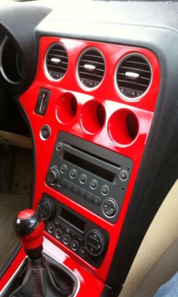 FOLIATEC barva na interiér - Interior Color Spray 400ml, barva: červená lesklá