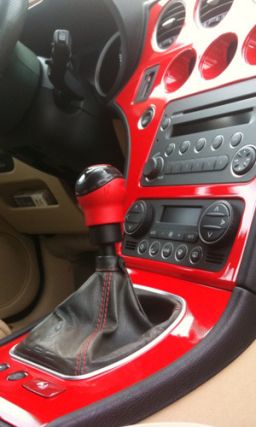 FOLIATEC barva na interiér - Interior Color Spray 400ml, barva: červená lesklá