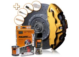 FOLIATEC dvousložková barva na brzdy, barva: hyper gold metallic