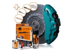 FOLIATEC dvousložková barva na brzdy, barva: modrá (Miami beach blue glossy)