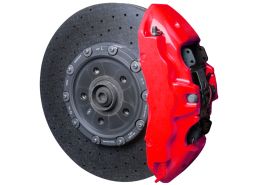 FOLIATEC dvousložková barva na brzdy, barva: červená neonová