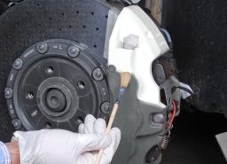 FOLIATEC dvousložková barva na brzdy, barva: červená neonová