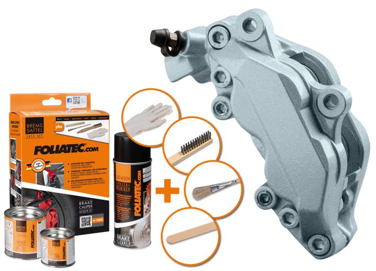 FOLIATEC dvousložková barva na brzdy, barva: stříbrná (Marina bay)