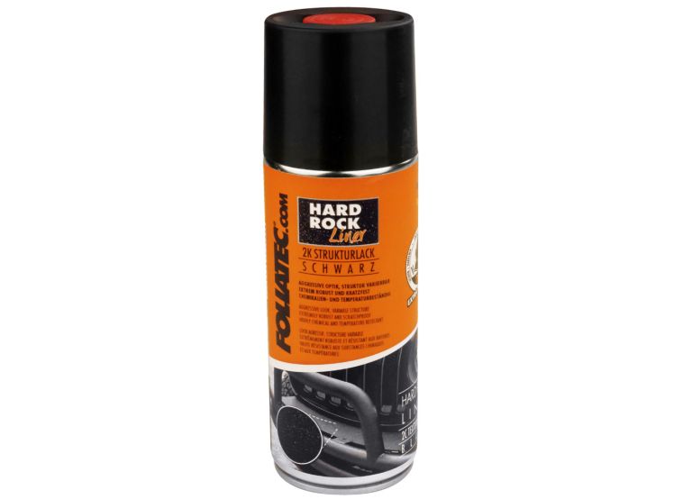 FOLIATEC Hard Rock Liner barva s výraznou texturou, černá, 400 ml