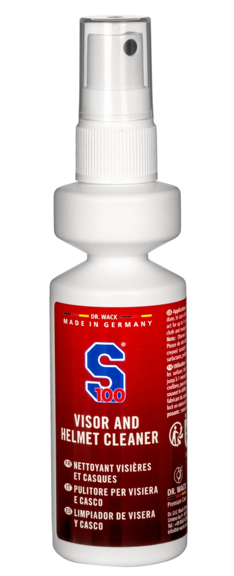 S100 čistič hledí - Visor & Helmet Cleaner 100 ml 