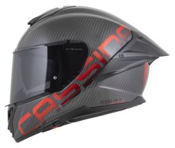 Přilba Integral GTS 2.1 Plus Carbon, CASSIDA (carbon/červená) plexi s přípravou pro Pinlock 2026
