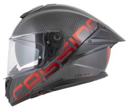 Přilba Integral GTS 2.1 Plus Carbon, CASSIDA (carbon/červená) plexi s přípravou pro Pinlock 2026