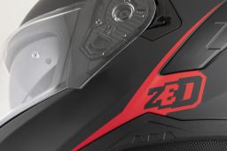 Přilba K40, ZED (černá matná/červená) 2026