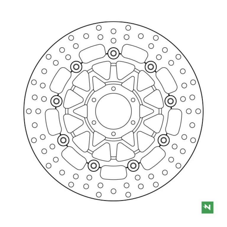 Brzdový kotúč plávajúce, NEWFREN