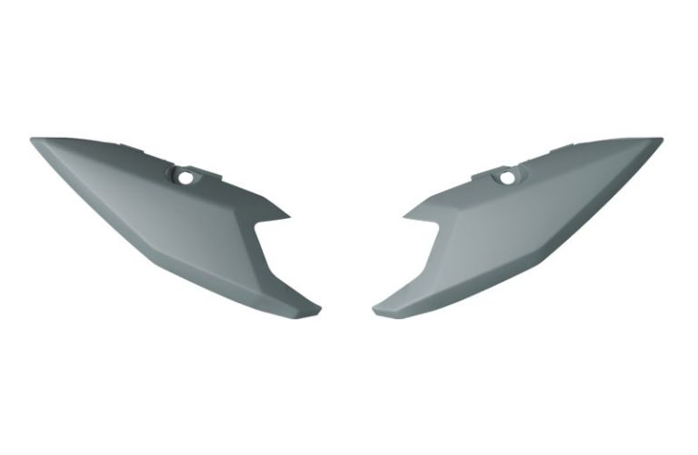 Bočné číslové tabuľky YAMAHA Tenere, RTECH (svetle šedé, pár)