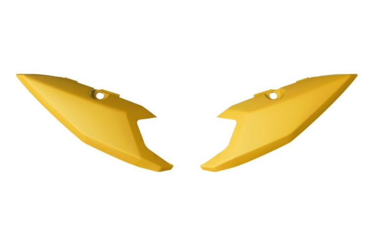 Bočné číslové tabuľky YAMAHA Tenere, RTECH (žlté, pár)