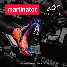 Boty SUPERTECH R VENTED FLYTE limitovaná edice JORGE MARTIN, ALPINESTARS (fialová/červená/černá) 2026