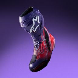 Boty SUPERTECH R VENTED FLYTE limitovaná edice JORGE MARTIN, ALPINESTARS (fialová/červená/černá) 2026