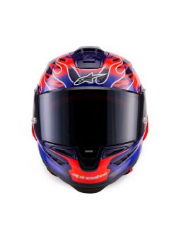 Přilba SUPERTECH R10 FLYTE limitovaná edice JORGE MARTIN, ALPINESTARS (fialová/červená) 2026