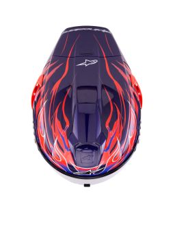 Přilba SUPERTECH R10 FLYTE limitovaná edice JORGE MARTIN, ALPINESTARS (fialová/červená) 2026